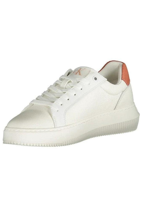 Calvin Klein Premium Weiches Leder Sneaker Weiß | ELORÉ by Calvin Klein