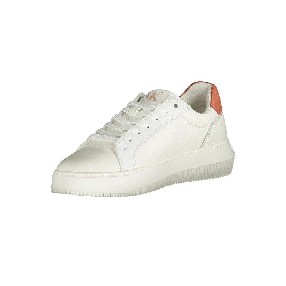 Calvin Klein Premium Weiches Leder Sneaker Weiß | ELORÉ by Calvin Klein