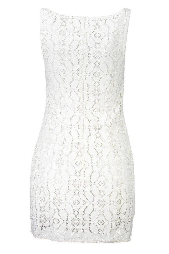 Desigual Spitzenkleid Raffinierte Spitze Weiß | ELORÉ by Desigual