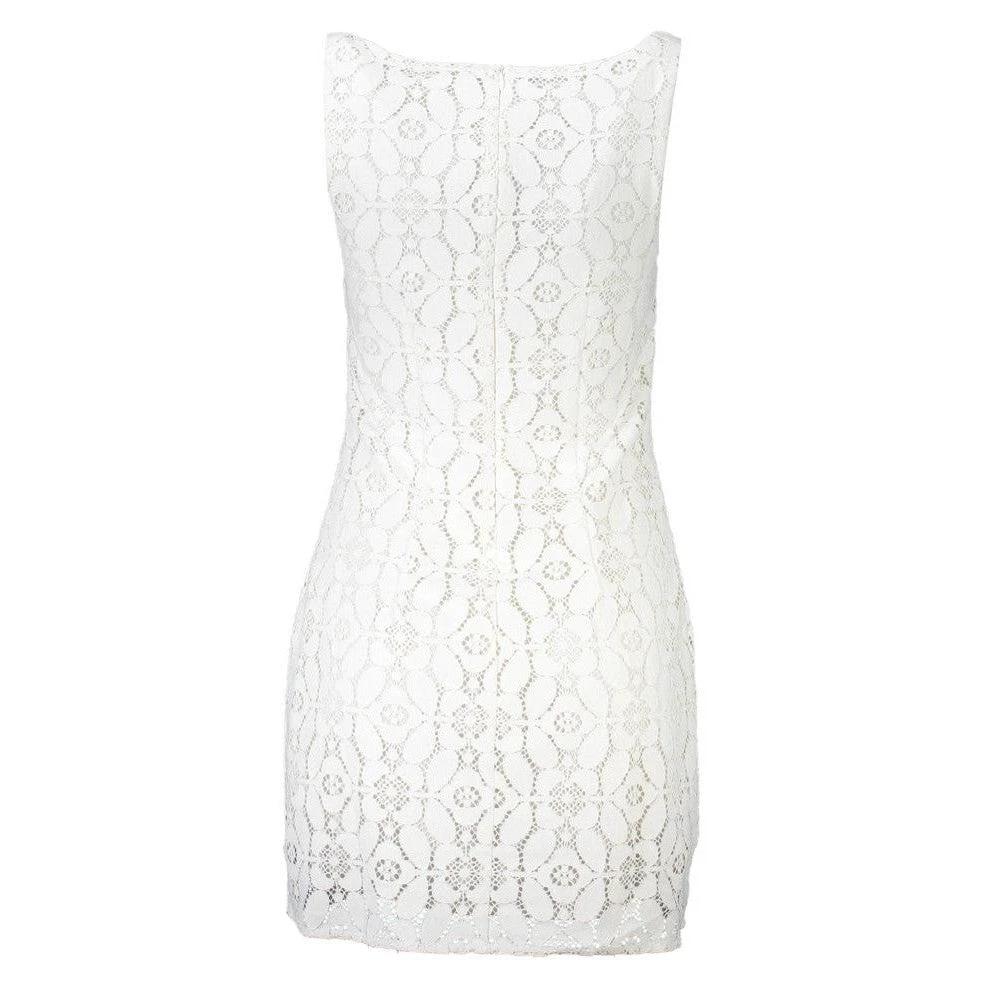 Desigual Spitzenkleid Raffinierte Spitze Weiß | ELORÉ by Desigual