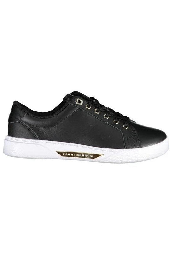Tommy Hilfiger Monogram Sneaker Schwarz Matt | ELORÉ by Tommy Hilfiger