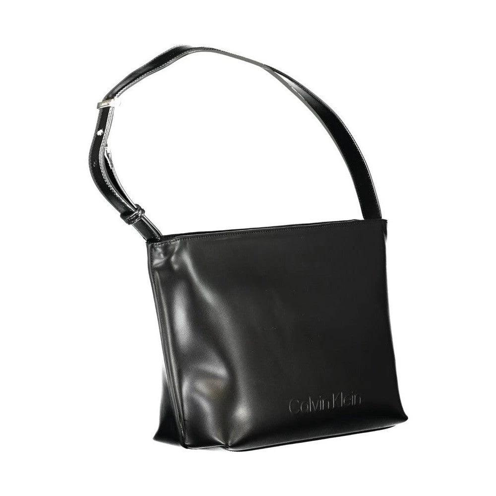 Calvin Klein Schultertasche Schwarz Glänzend | ELORÉ by Calvin Klein