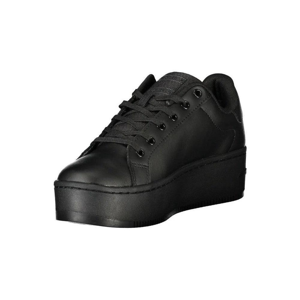 Tommy Jeans Plateau Sneaker Schwarz Glänzend | ELORÉ by Tommy Hilfiger