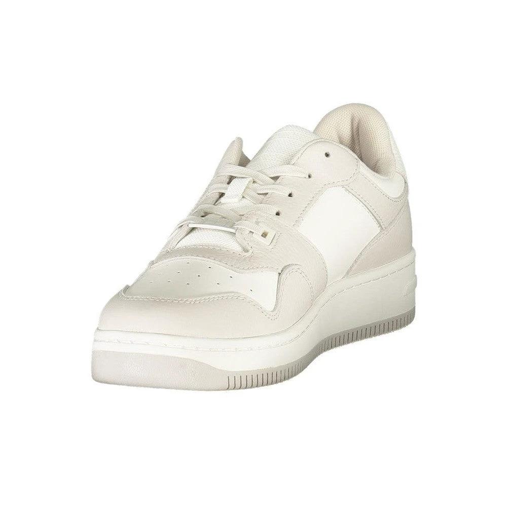 Tommy Hilfiger Leather Court Sneaker Weiss | ELORÉ by Tommy Hilfiger