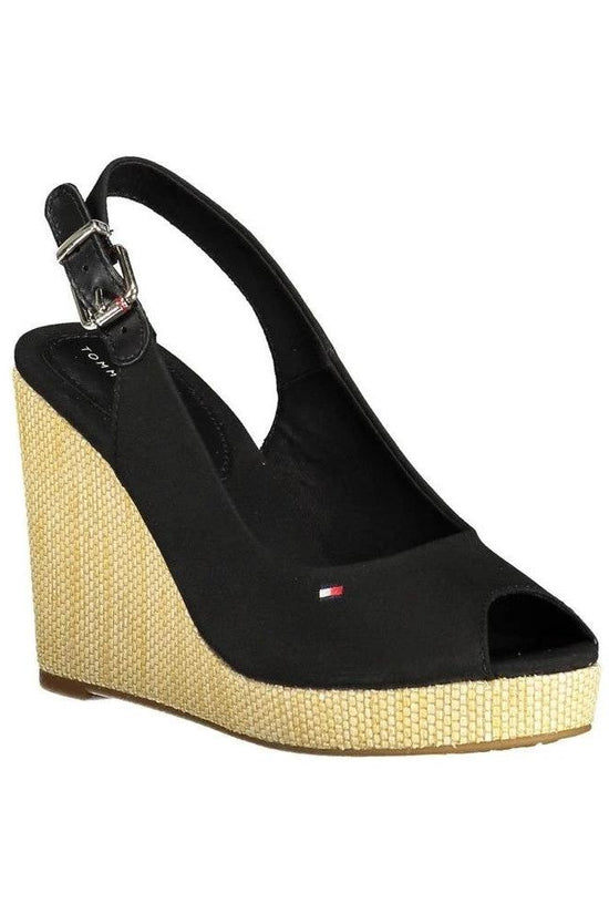 Tommy Hilfiger Sandalen Keilabsatz Schwarz | ELORÉ by Tommy Hilfiger