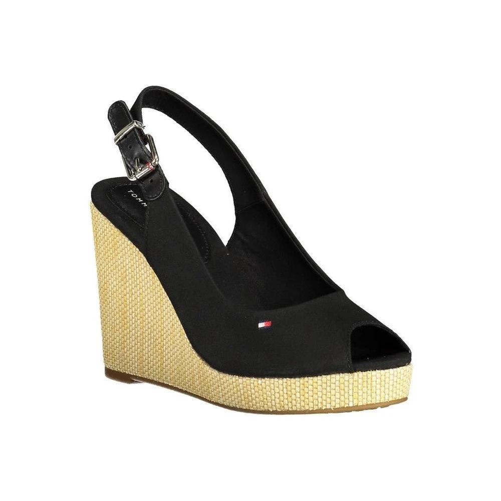 Tommy Hilfiger Sandalen Keilabsatz Schwarz | ELORÉ by Tommy Hilfiger