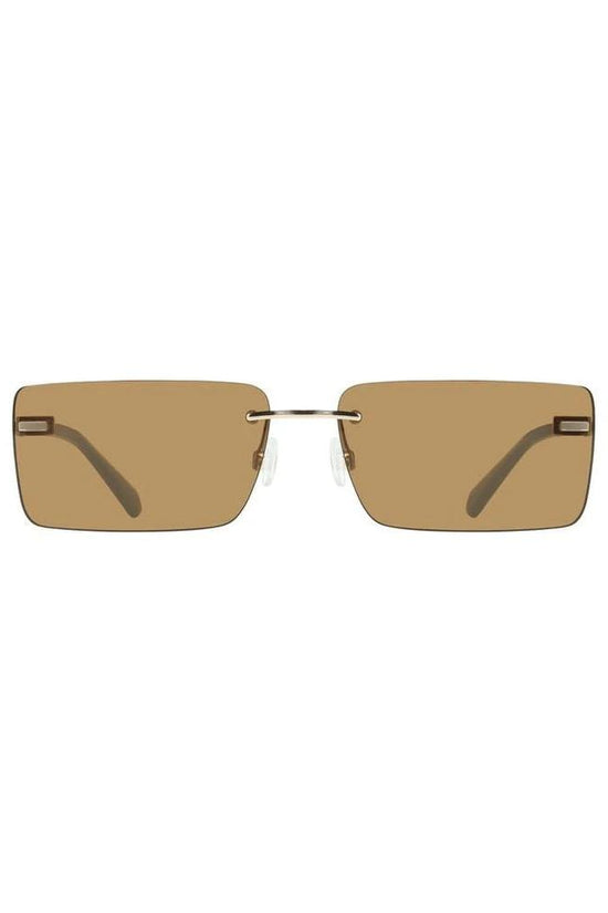 Alexander McQueen Luxus Eyewear Sonnenbrille Beige | ELORÉ by Calvin Klein