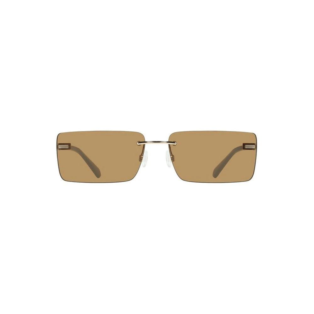Alexander McQueen Luxus Eyewear Sonnenbrille Beige | ELORÉ by Calvin Klein