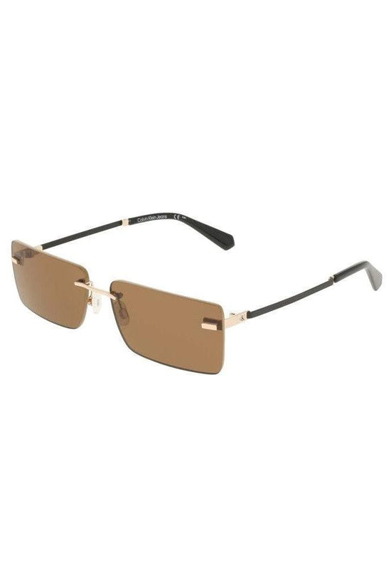 Alexander McQueen Luxus Eyewear Sonnenbrille Beige | ELORÉ by Calvin Klein