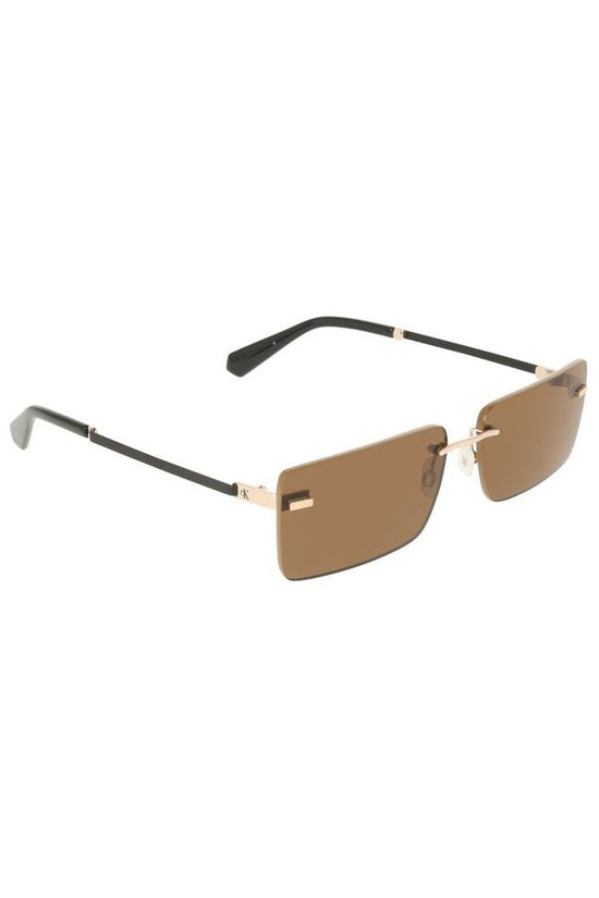 Alexander McQueen Luxus Eyewear Sonnenbrille Beige | ELORÉ by Calvin Klein