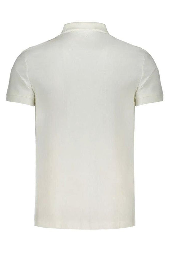Exquisit Objekt Luxus Couture Polohemd Weiß | ELORÉ by Calvin Klein