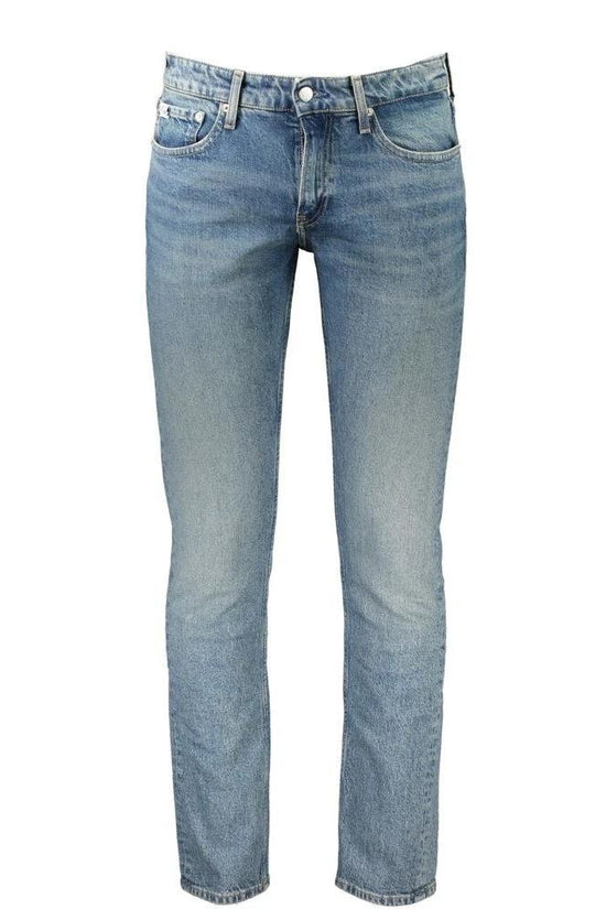 Unbekannt Slim Jeans Blau Denim Waschung Mittel | ELORÉ by Calvin Klein