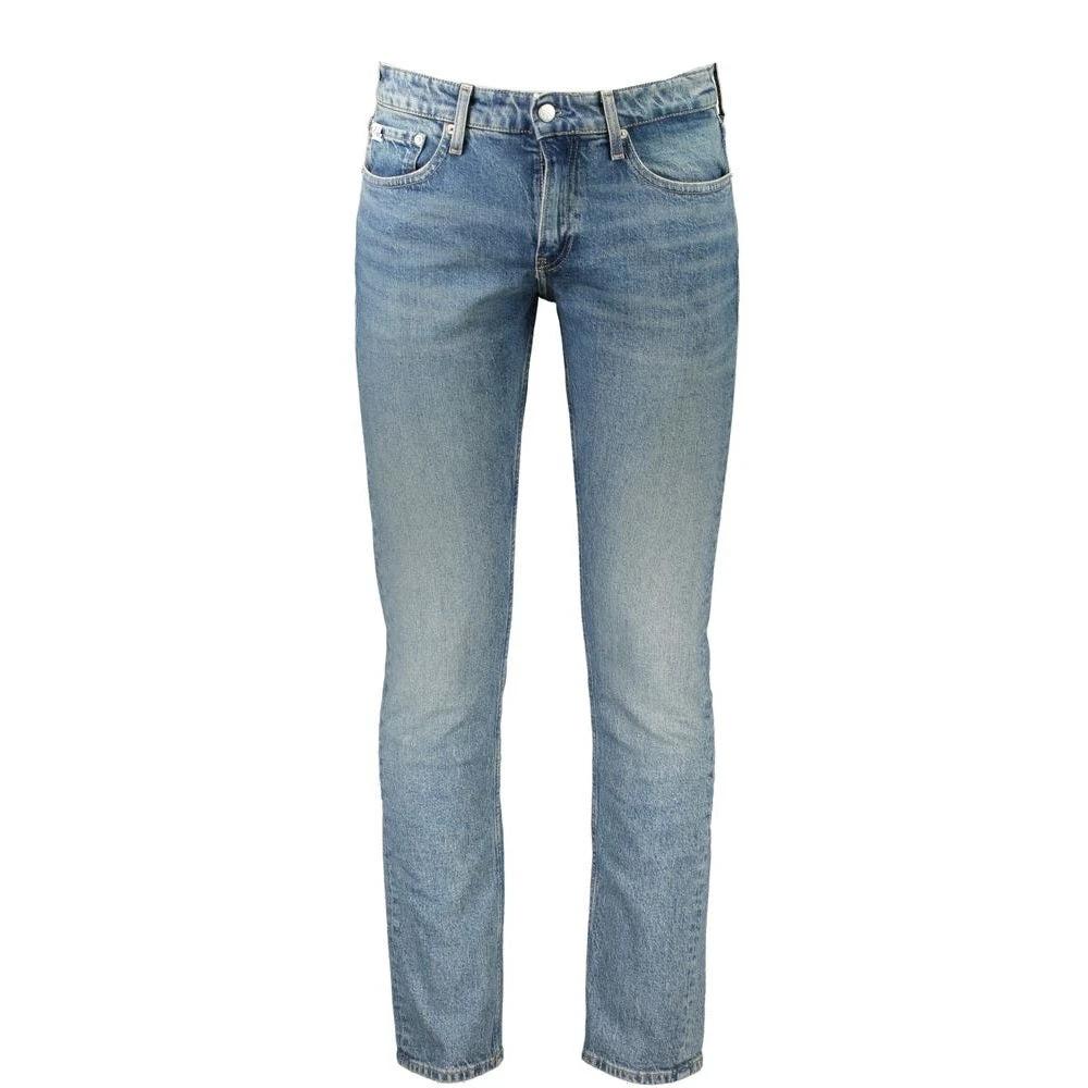Unbekannt Slim Jeans Blau Denim Waschung Mittel | ELORÉ by Calvin Klein