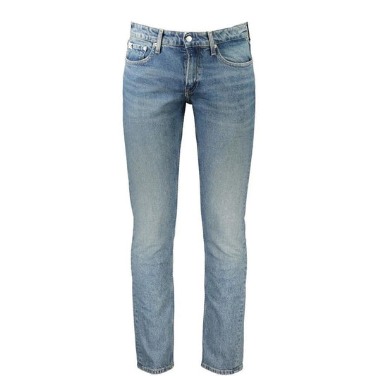 Unbekannt Slim Jeans Blau Denim Waschung Mittel | ELORÉ by Calvin Klein