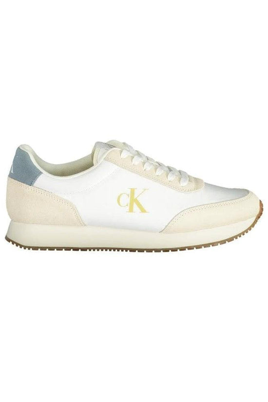 Calvin Klein Sneaker Weiß Beige Akzente Blau | ELORÉ by Calvin Klein
