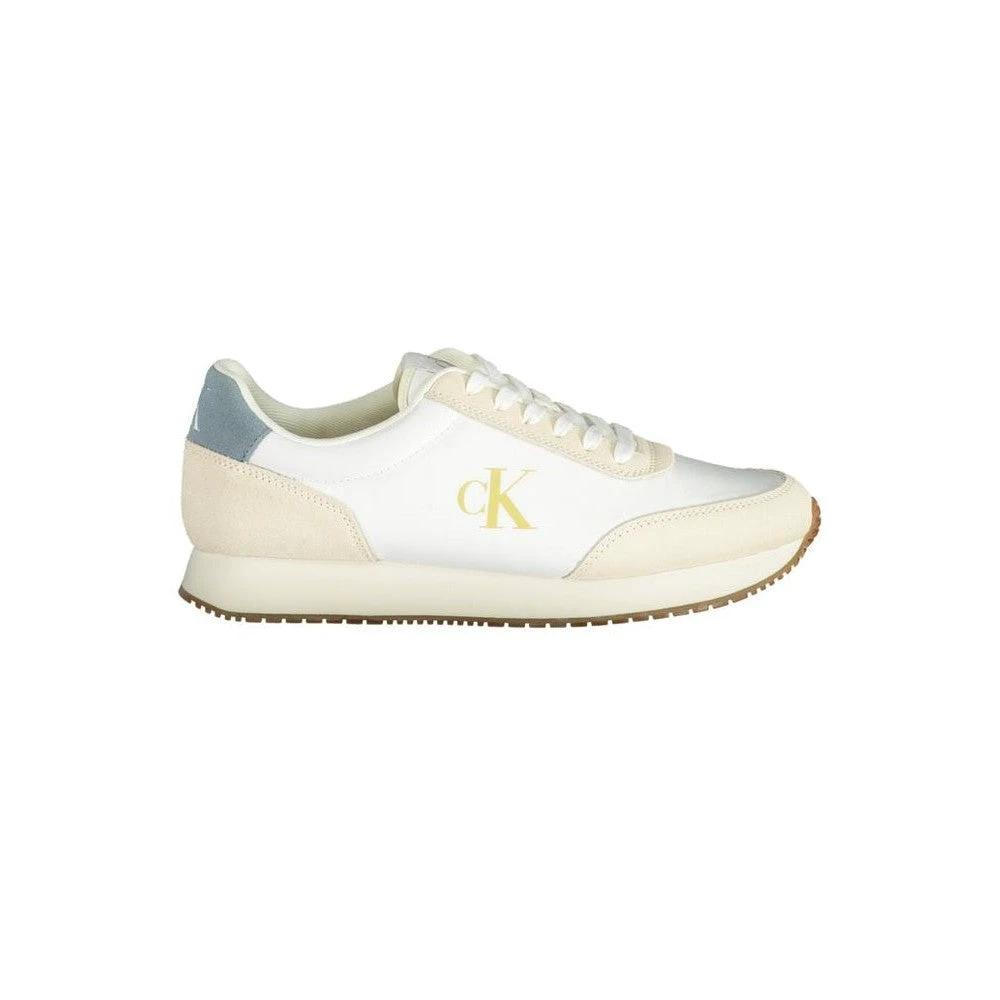 Calvin Klein Sneaker Weiß Beige Akzente Blau | ELORÉ by Calvin Klein
