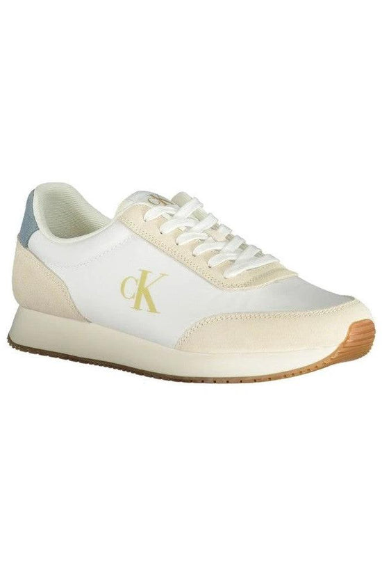 Calvin Klein Sneaker Weiß Beige Akzente Blau | ELORÉ by Calvin Klein