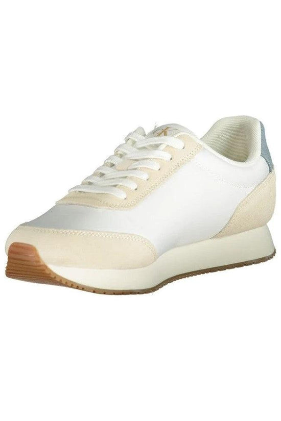 Calvin Klein Sneaker Weiß Beige Akzente Blau | ELORÉ by Calvin Klein
