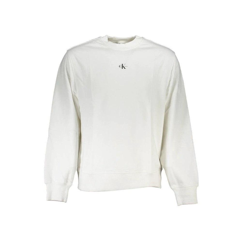 Calvin Klein Monogram Pullover Weiß | ELORÉ by Calvin Klein