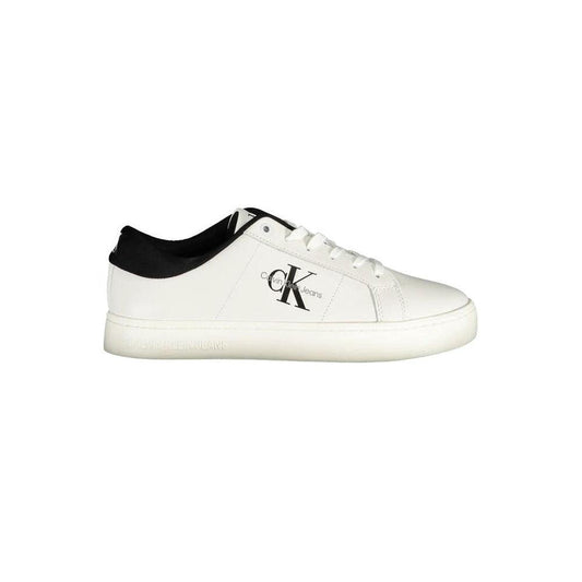 Calvin Klein Jeans Cupsole Sneaker Reinweiß | ELORÉ by Calvin Klein