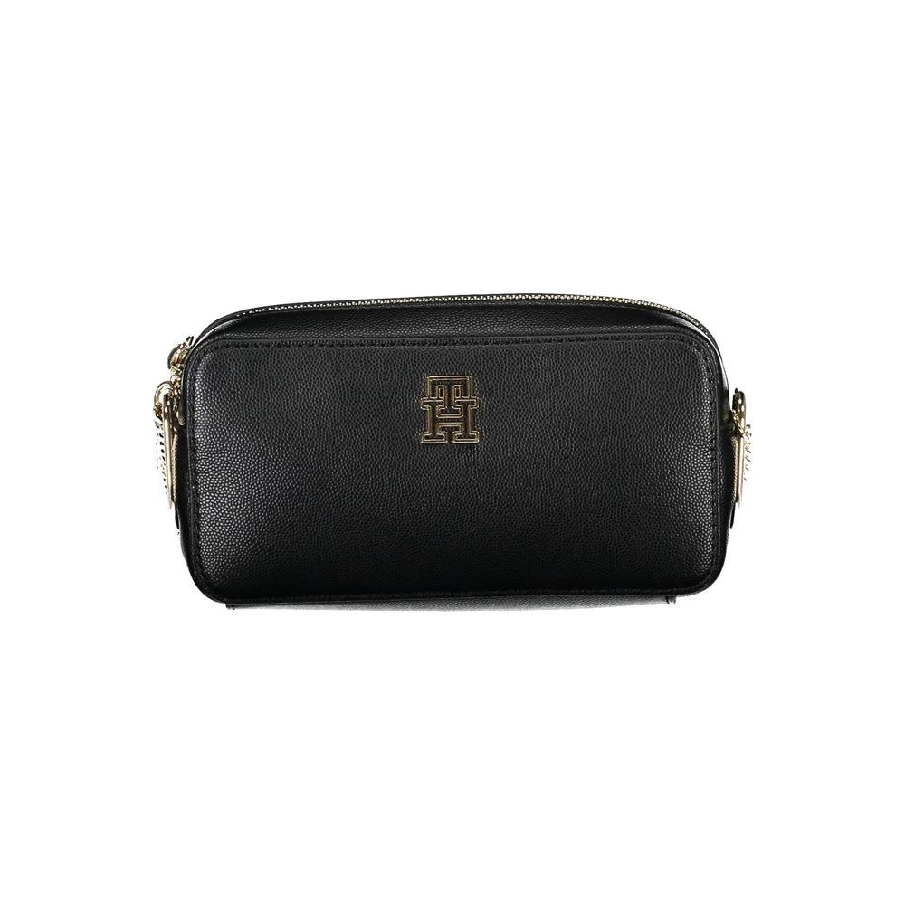 Tommy Hilfiger Schwarze Polyethylen-Handtasche by Tommy Hilfiger