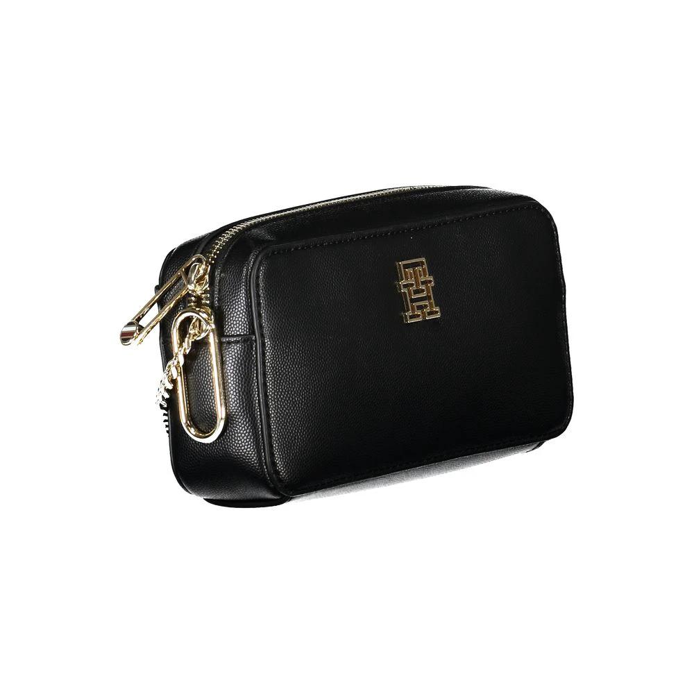 Tommy Hilfiger Schwarze Polyethylen-Handtasche by Tommy Hilfiger