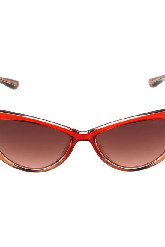 Alexander McQueen Sonnenbrille Burgunderrot | ELORÉ by Guess