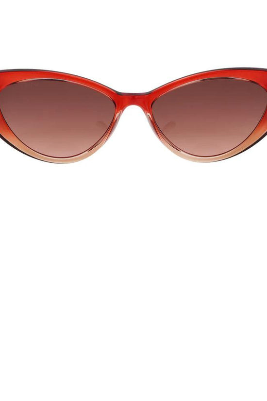 Alexander McQueen Sonnenbrille Burgunderrot | ELORÉ by Guess