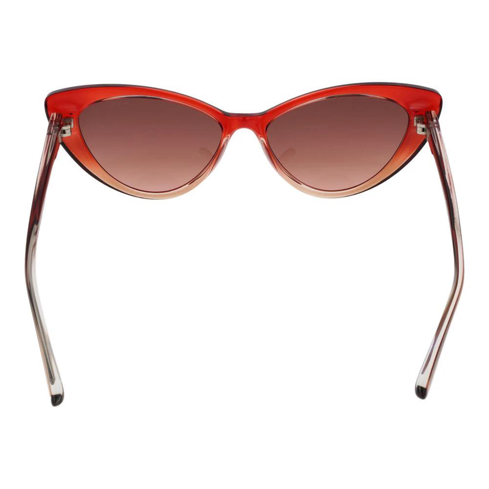 Alexander McQueen Sonnenbrille Burgunderrot | ELORÉ by Guess