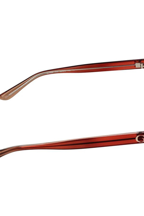 Alexander McQueen Sonnenbrille Burgunderrot | ELORÉ by Guess