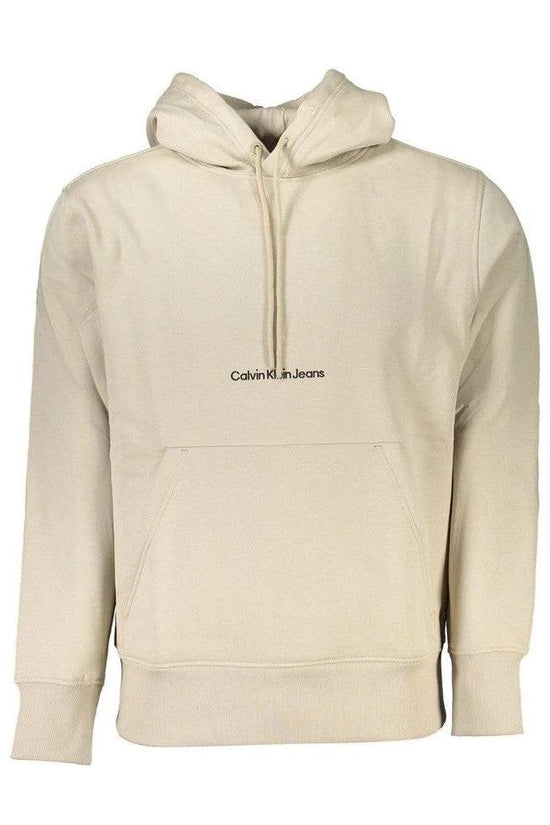 Calvin Klein Jeans Hoodie Beige Baumwolle | ELORÉ by Calvin Klein