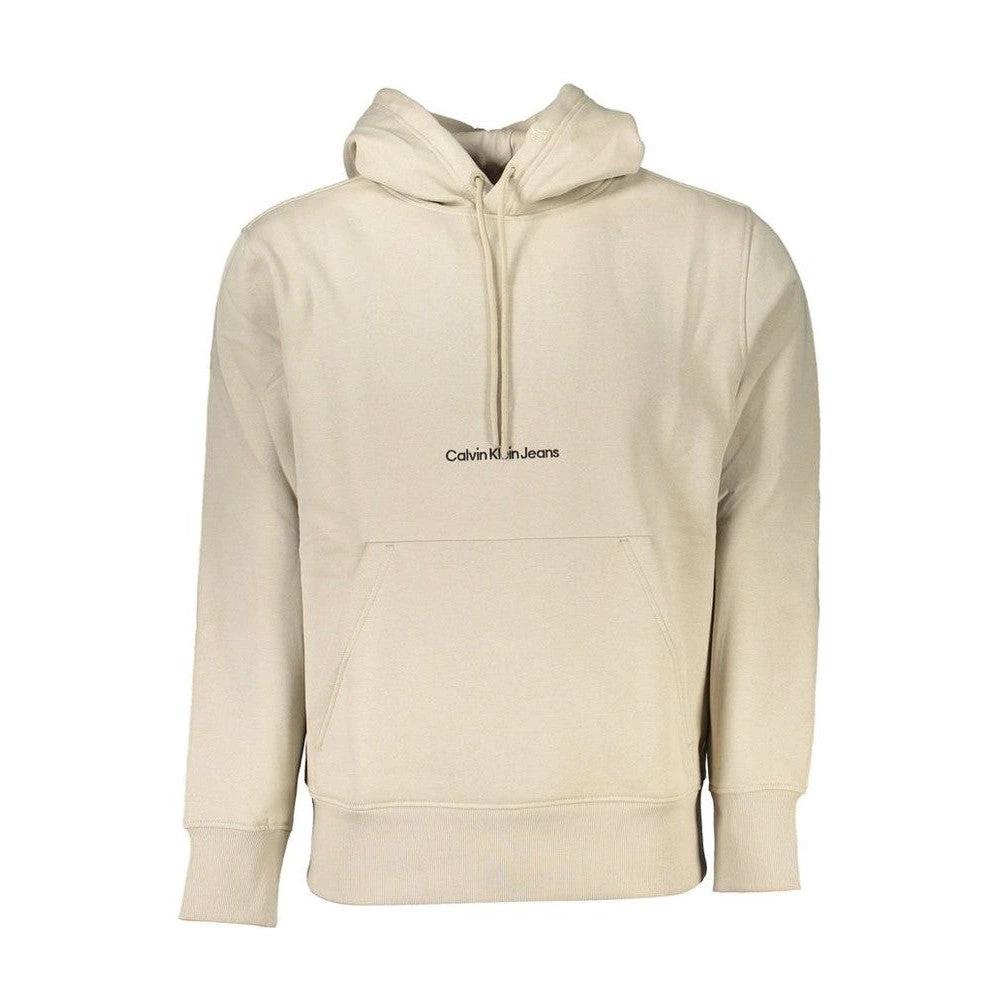 Calvin Klein Jeans Hoodie Beige Baumwolle | ELORÉ by Calvin Klein