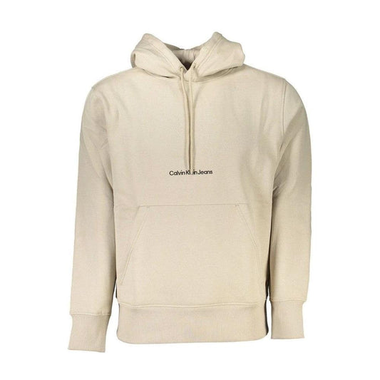 Calvin Klein Jeans Hoodie Beige Baumwolle | ELORÉ by Calvin Klein