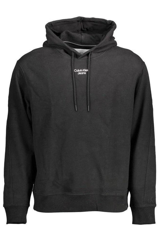 Calvin Klein Jeans Hoodie Schwarz Dunkel Meliert | ELORÉ by Calvin Klein