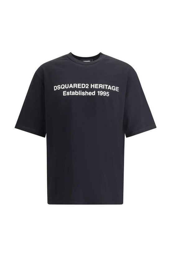 Dsquared² Baumwoll-T-Shirt in Schwarz by Dsquared²