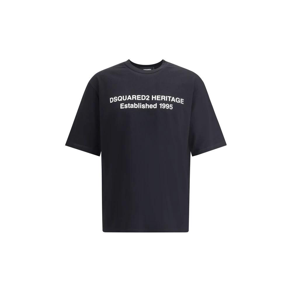 Dsquared² Baumwoll-T-Shirt in Schwarz by Dsquared²