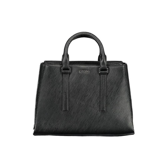 Exquisite Obsidian Leather Atelier Handtasche Schwarz | ELORÉ by Calvin Klein