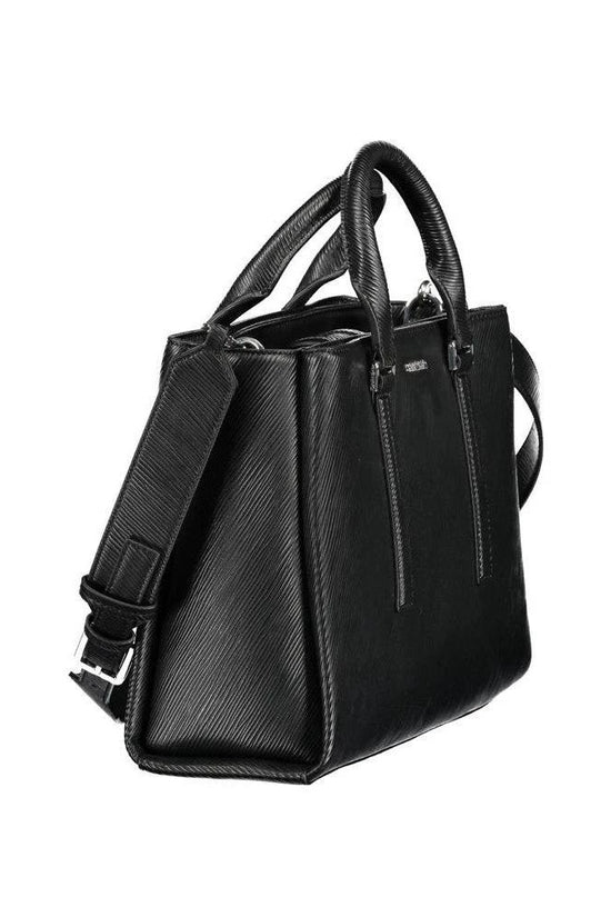 Exquisite Obsidian Leather Atelier Handtasche Schwarz | ELORÉ by Calvin Klein