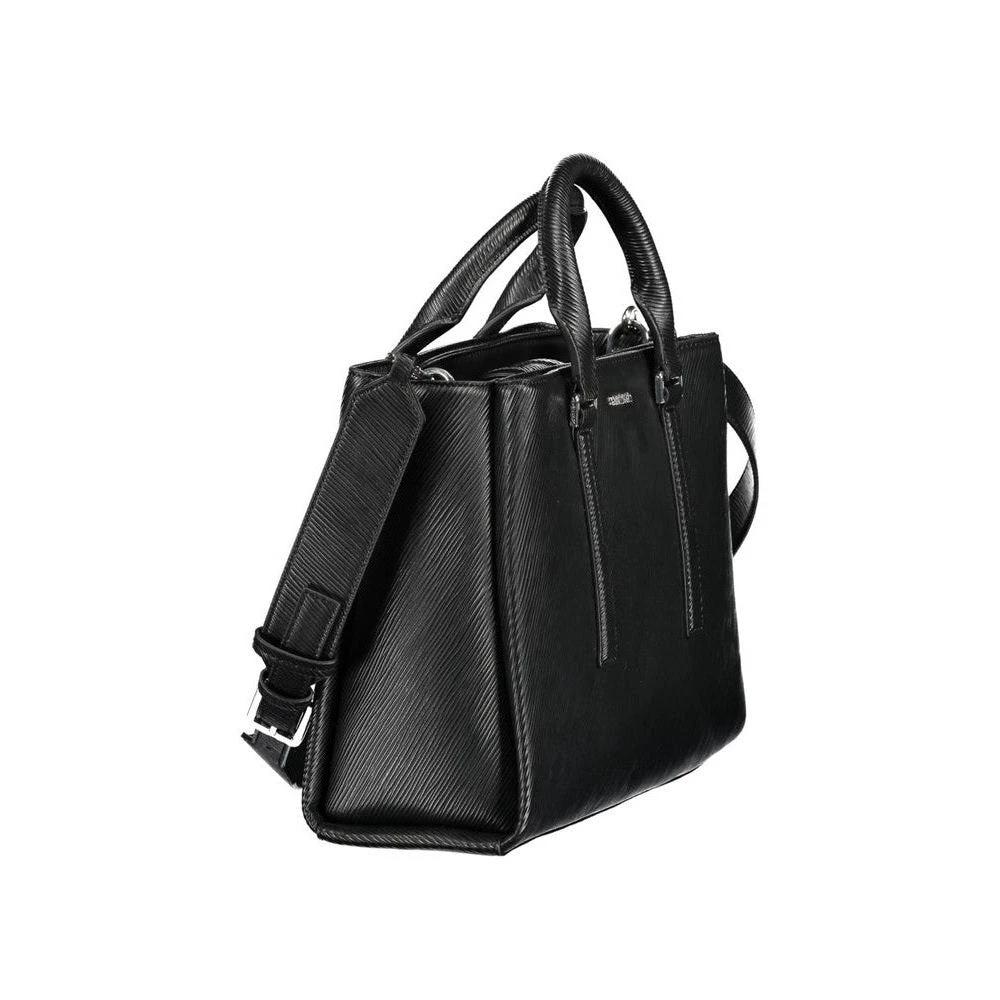 Exquisite Obsidian Leather Atelier Handtasche Schwarz | ELORÉ by Calvin Klein