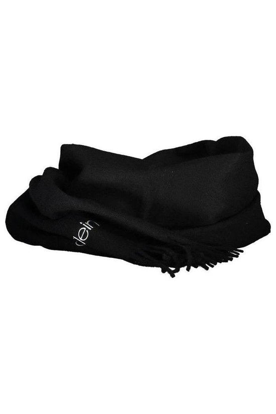 Calvin Klein Emblem Schal Schwarz | ELORÉ by Calvin Klein