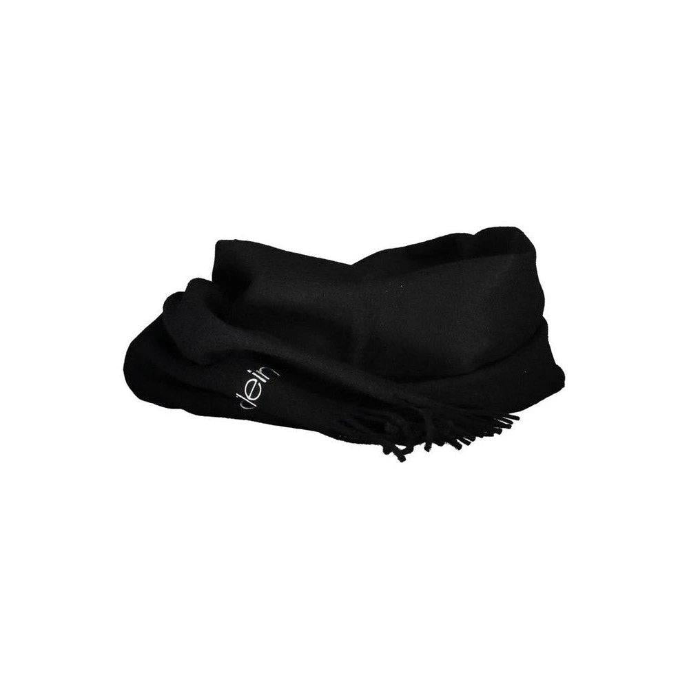 Calvin Klein Emblem Schal Schwarz | ELORÉ by Calvin Klein