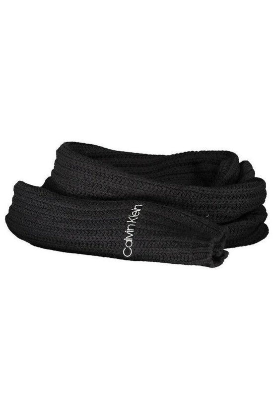 Calvin Klein Schal Rippenstrick Schwarz | ELORÉ by Calvin Klein