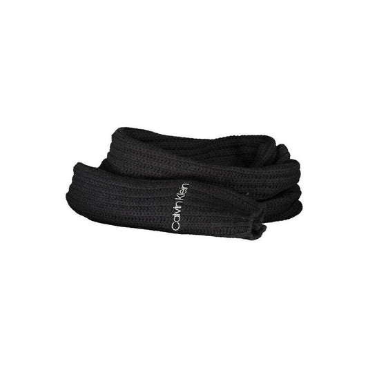 Calvin Klein Schal Rippenstrick Schwarz | ELORÉ by Calvin Klein