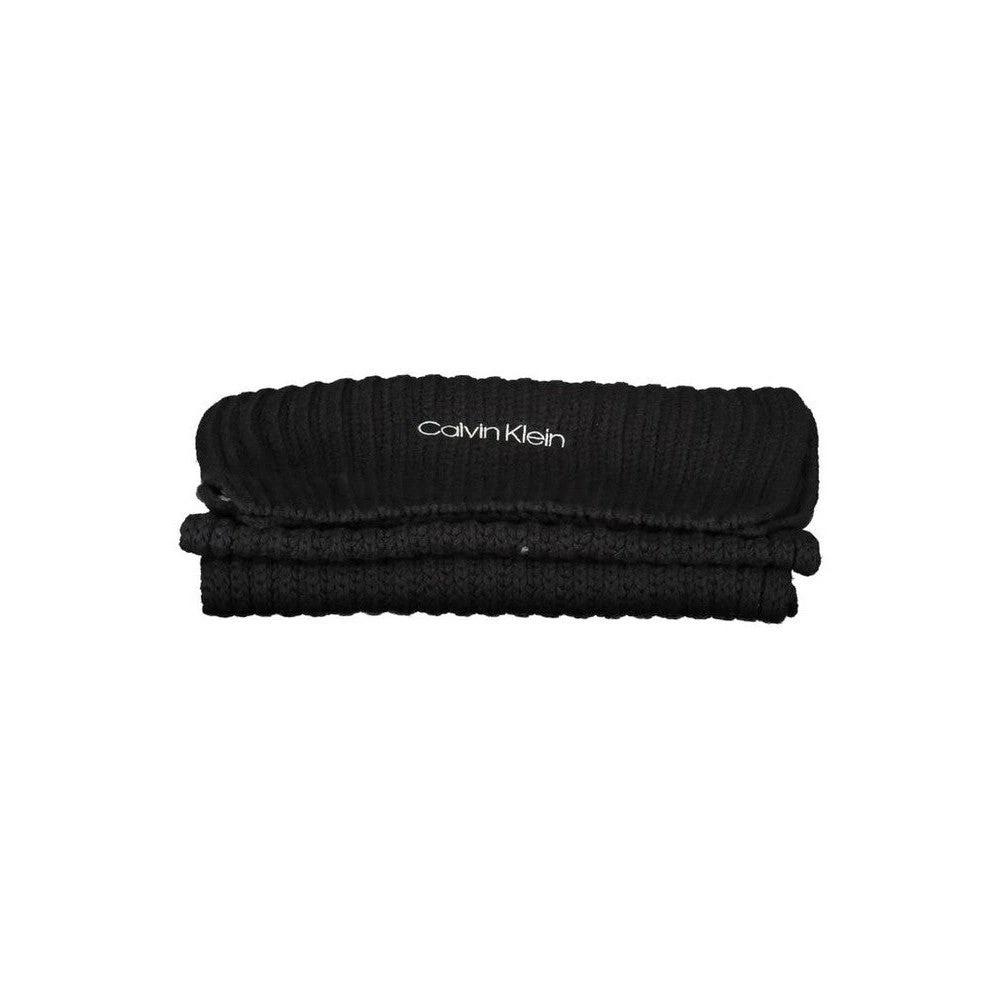 Calvin Klein Schal Rippenstrick Schwarz | ELORÉ by Calvin Klein