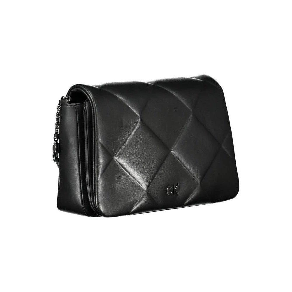 Calvin Klein Handtasche Schwarz Glänzend Luxus | ELORÉ by Calvin Klein