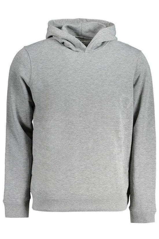 Calvin Klein Hoodie Repeat Logo Grau Meliert | ELORÉ by Calvin Klein