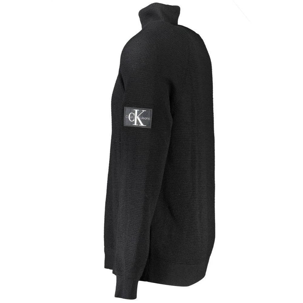 Unbekannte Marke Pullover Langarm Schwarz Meliert | ELORÉ by Calvin Klein