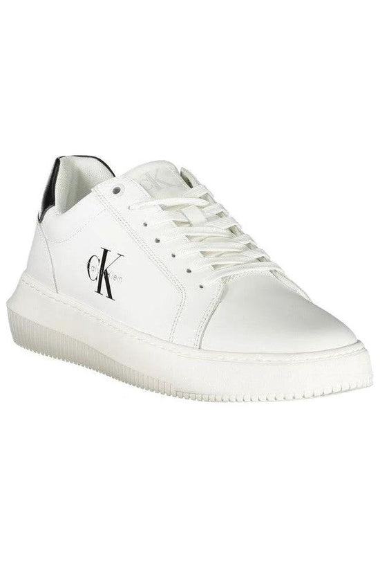 Calvin Klein Monogram Court Sneaker Schneeweiß | ELORÉ by Calvin Klein