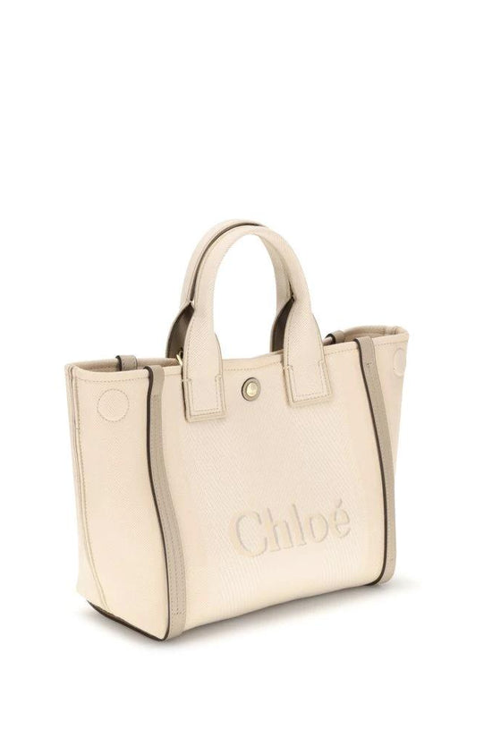 Chloé Beigefarbene Baumwollhandtasche by Chloé