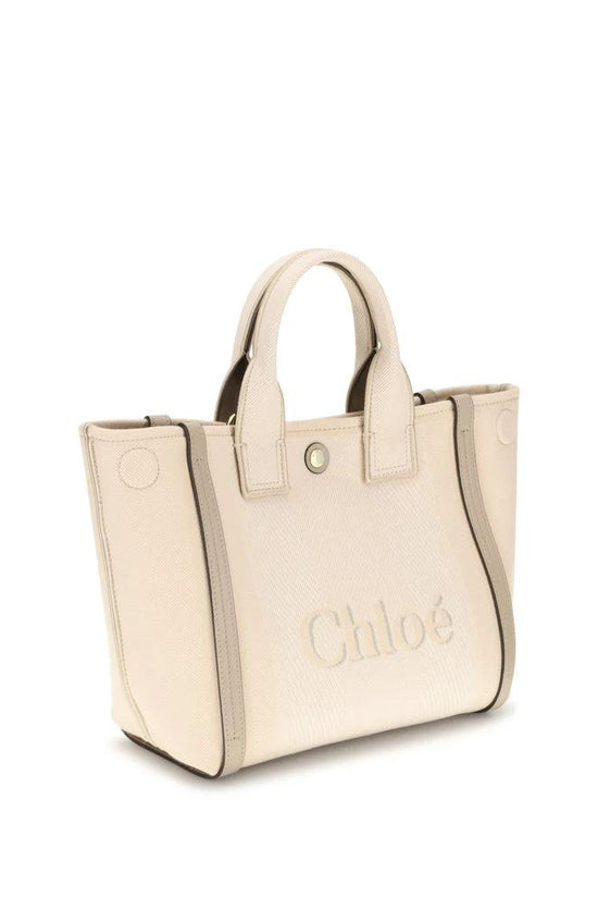 Chloé Beigefarbene Baumwollhandtasche by Chloé